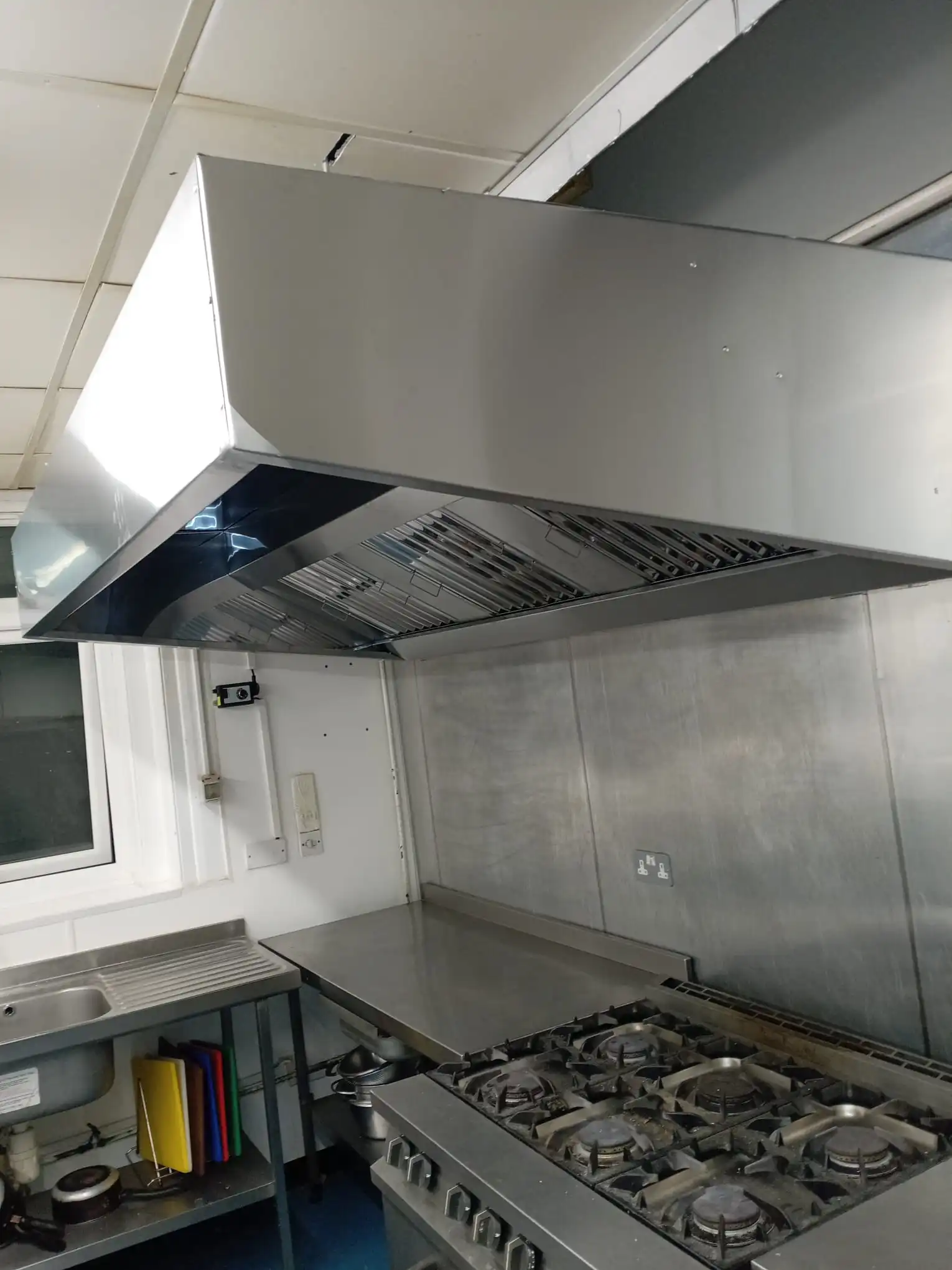 Commercial Kitchen Canopy Installation - Professional installation by Our Team