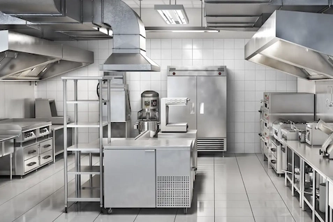 Commercial kitchen installation at The Riverside Bistro